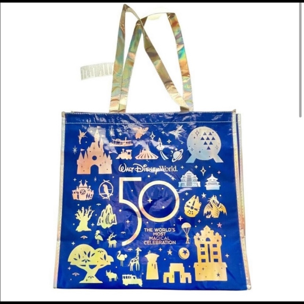 NWT Disney 50th Anniversary Reusable Tote Bag - large